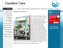 Tablet Screenshot of comfortcarehealth.com.au